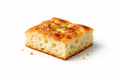 An individual loaf of rosemary focaccia bread