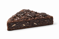Individual portion of oreo brownie